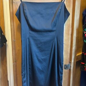 Shimmer Satin Mini Dress